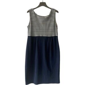 Weekend Max Mara striped navy dress size M